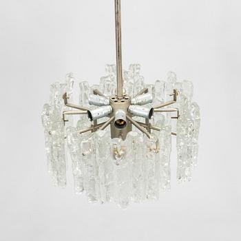 Taklampa, "Ice block chandelier", J.T Design, Kalmar, Österrike, 1960-tal.