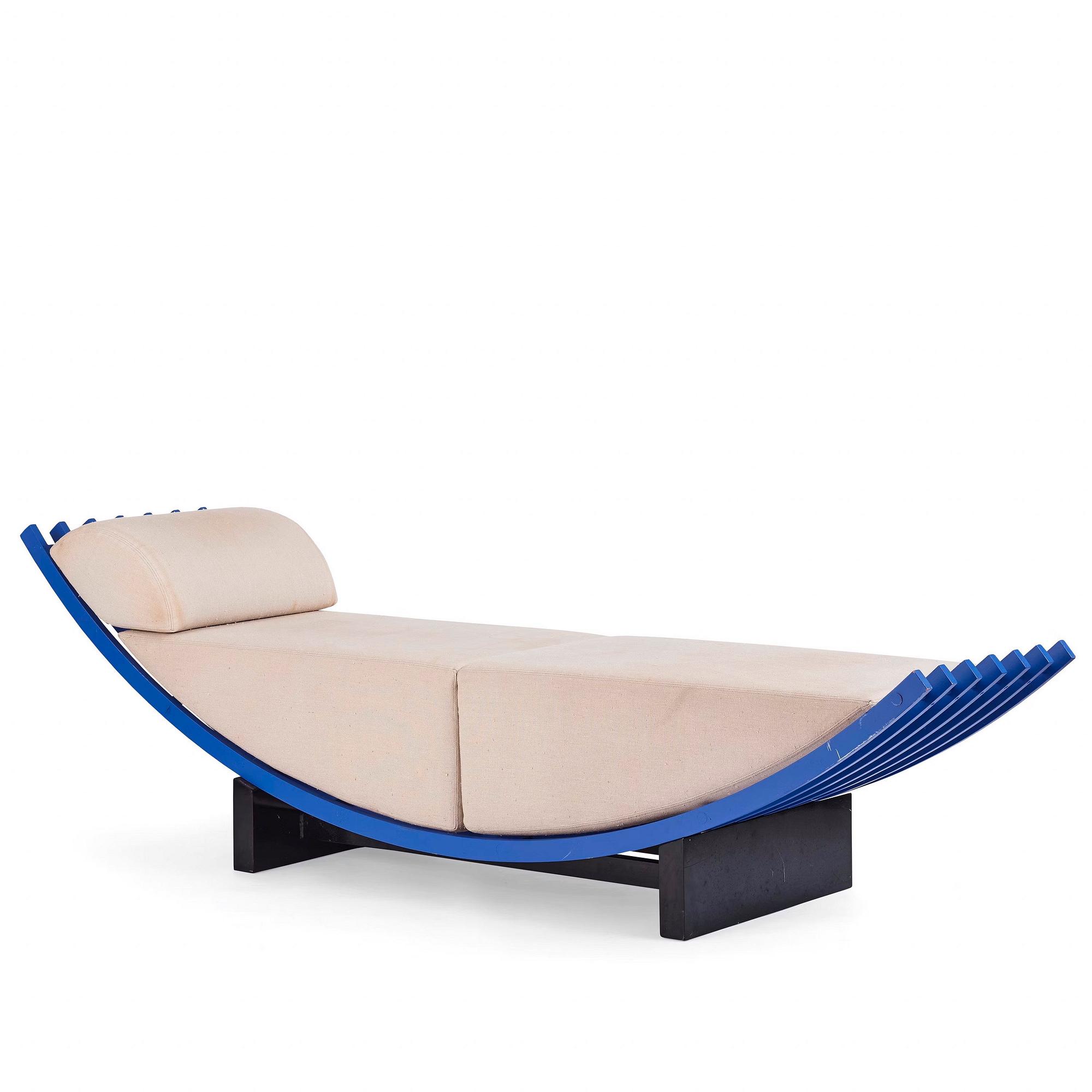 Jonas Bohlin, a "Concav" chaise longue, Källemo, Värnamo ca. 1985.