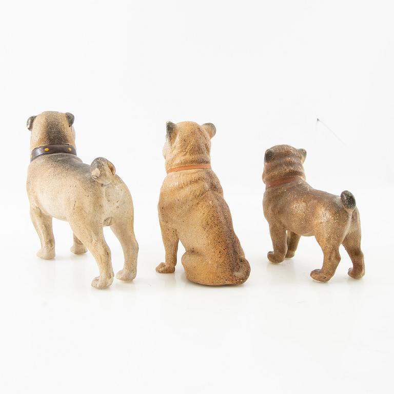 Figures, 3 pcs, early 20th century.