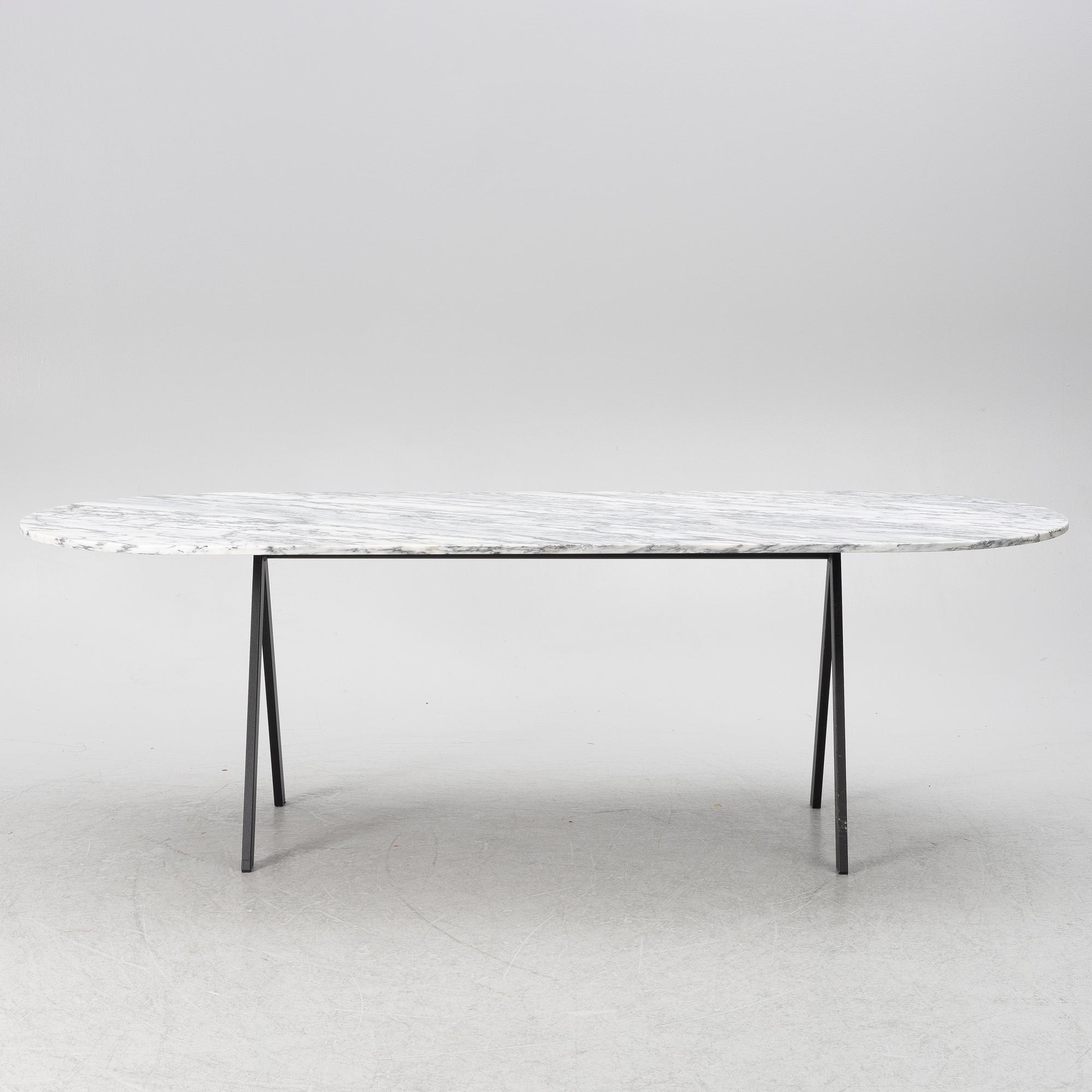 Ida Linnea Hildebrand, dining table, "Saw", Friends & Founders.