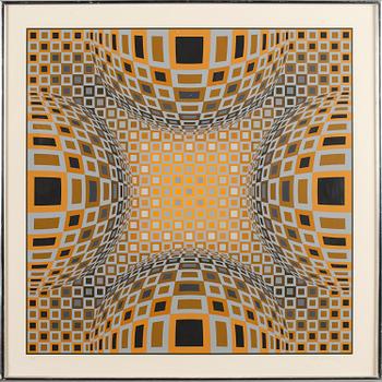 VICTOR VASARELY, färgserigrafi, signerad och numrerad 69/250.