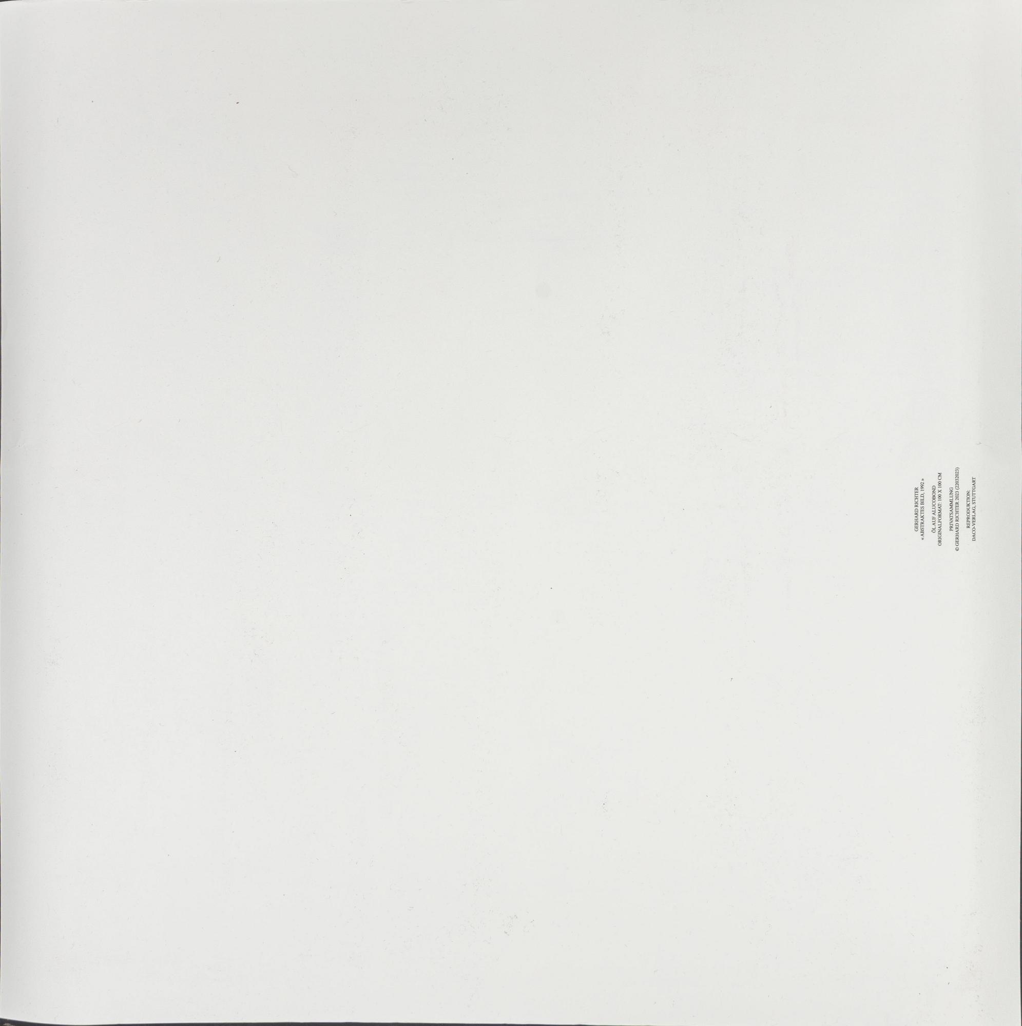 Gerhard Richter, After, "Abstraktes Bild".
