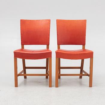 Kaare Klint, a pair of chairs, model 3949, Rud Rasmussen joinery, Denmark.