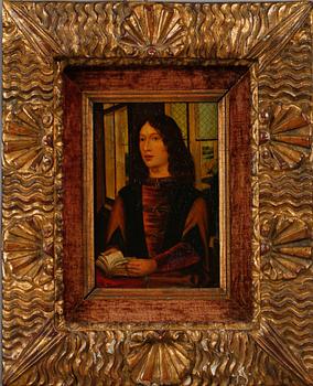HANS MEMLING, after, oil on panel, not signed, 19th century.