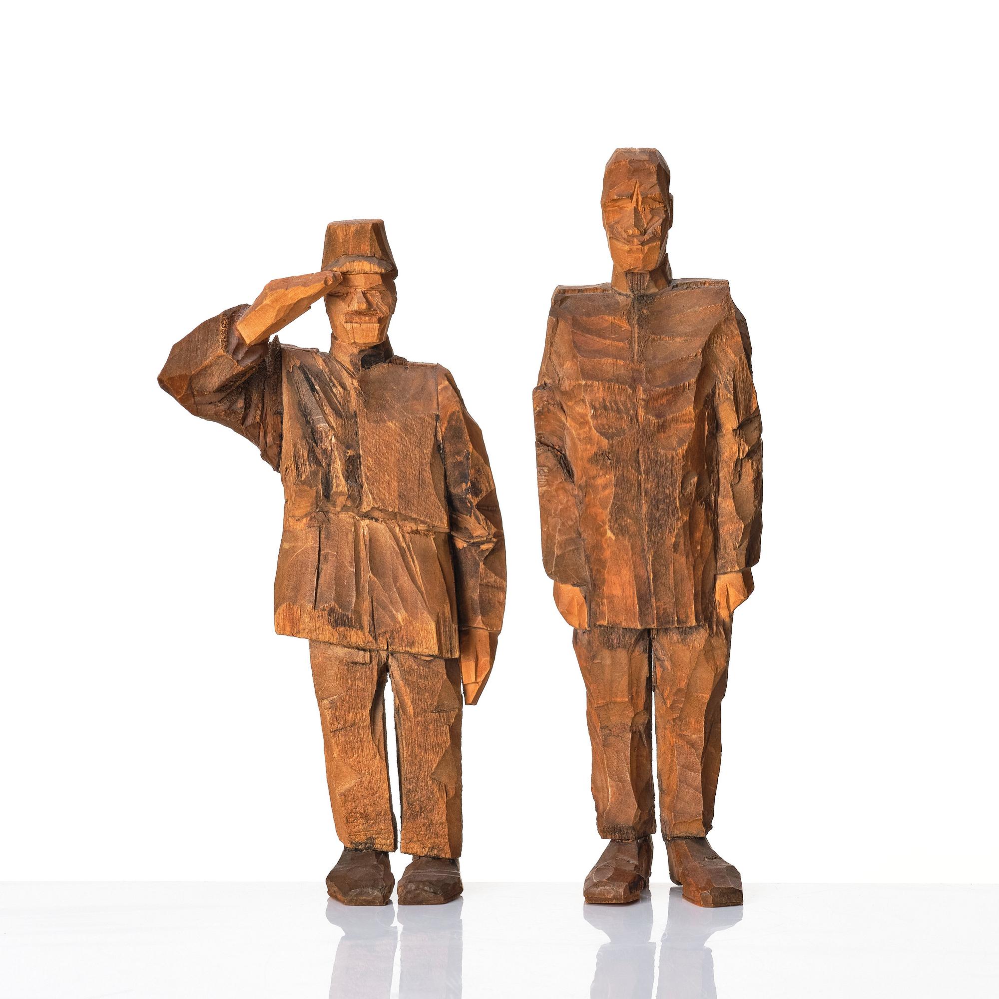 Axel Petersson Döderhultarn, "Beväringsmönstring", (7).