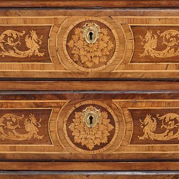 A Italian late 18th century commode.