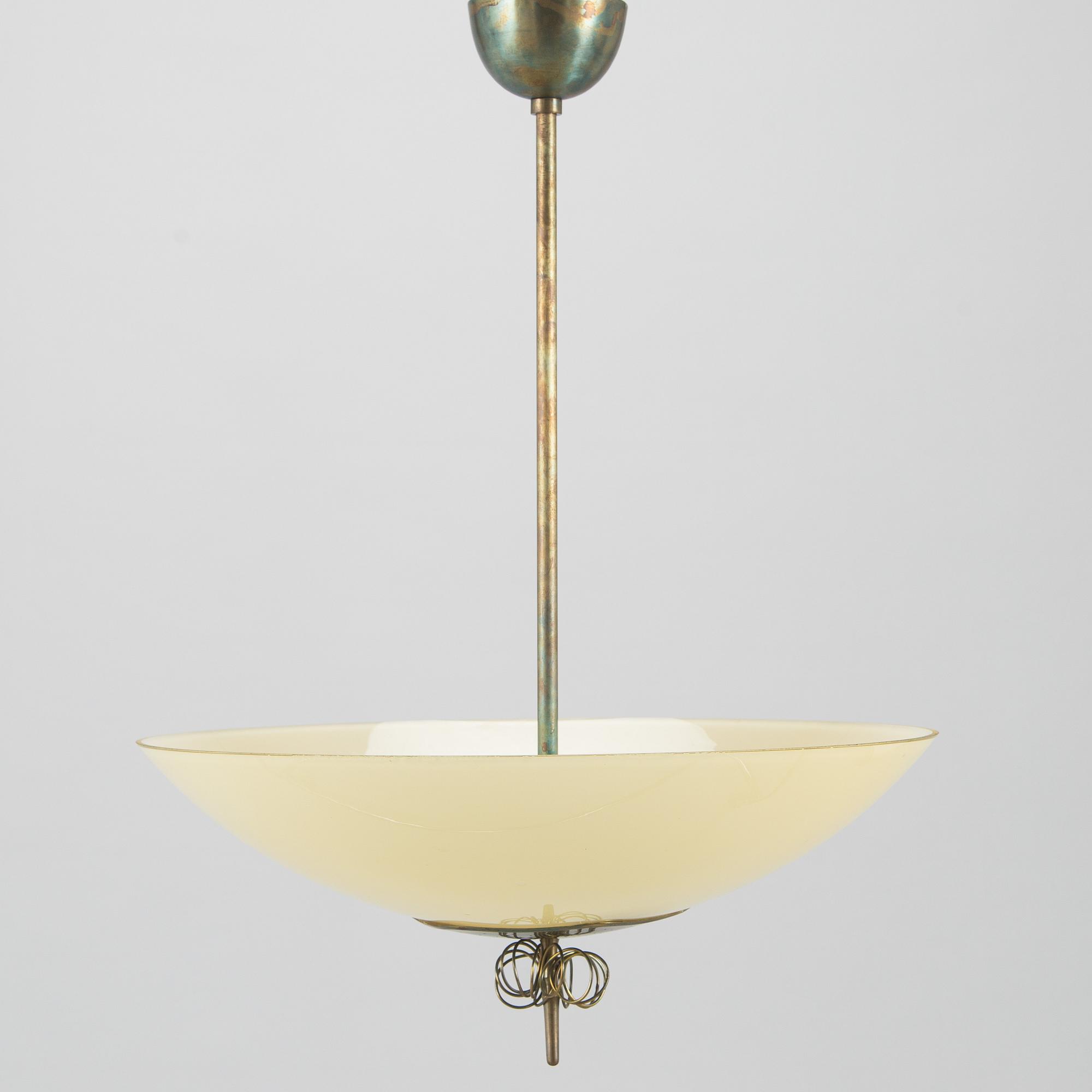 Paavo Tynell, Ceiling lamp for Taito. Made to order 1950.