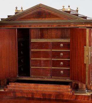 A RUSSIAN DIRECTOIRE 1790'S WRITING TABLE ATTRIBUTED TO CHRISTIAN MEYER.