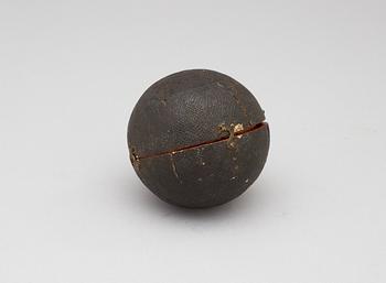 A terrestrial pocket globe, Lane's Improved Globe London, 1820/30's.