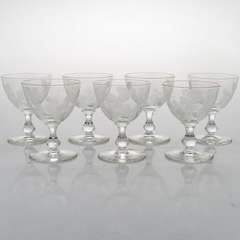 A 84-piece 'Savoy' glasswear, 1940s.