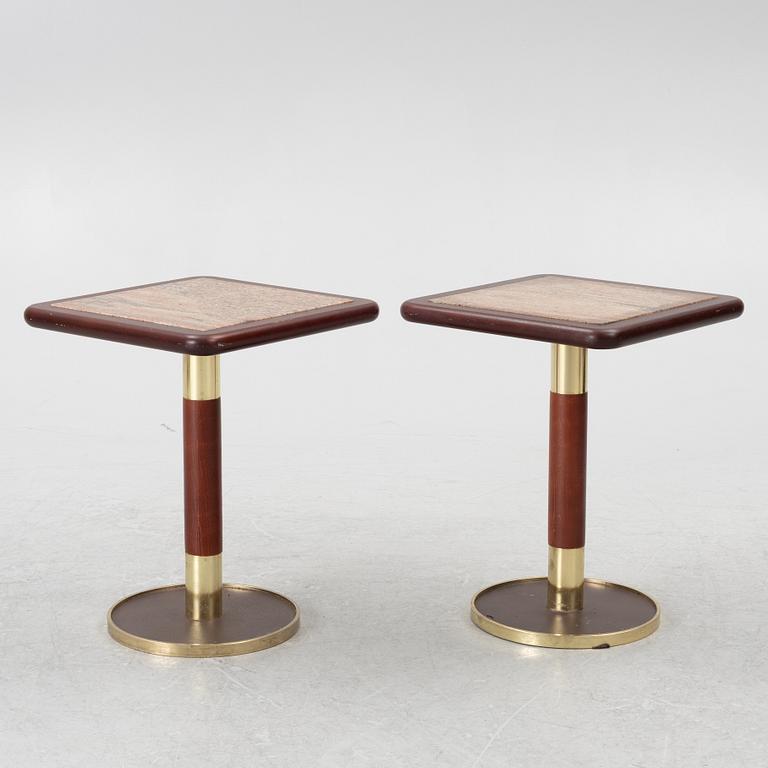 Sidobord, ett par, 1970-tal.