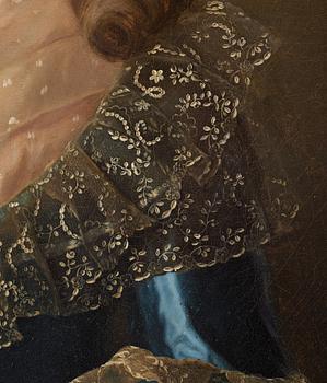 Alexander Roslin, Unknown lady in a blue dress.