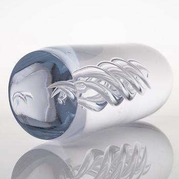 KARI ALAKOSKI, a 'Twist' glass sculpture, signed Kari Alakoski 2017. Glass Studio Mafka & Alakoski.