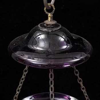 A late 19th century ceiling light.