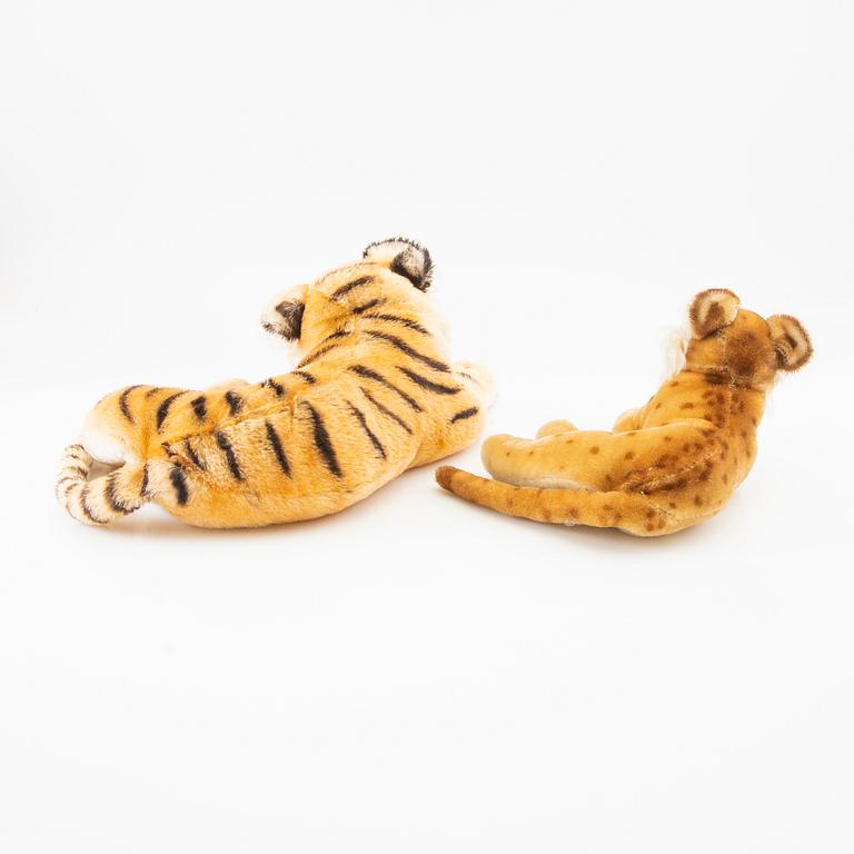 Toy animals, 8 pcs, Steiff, Germany, second half of the 20th century.