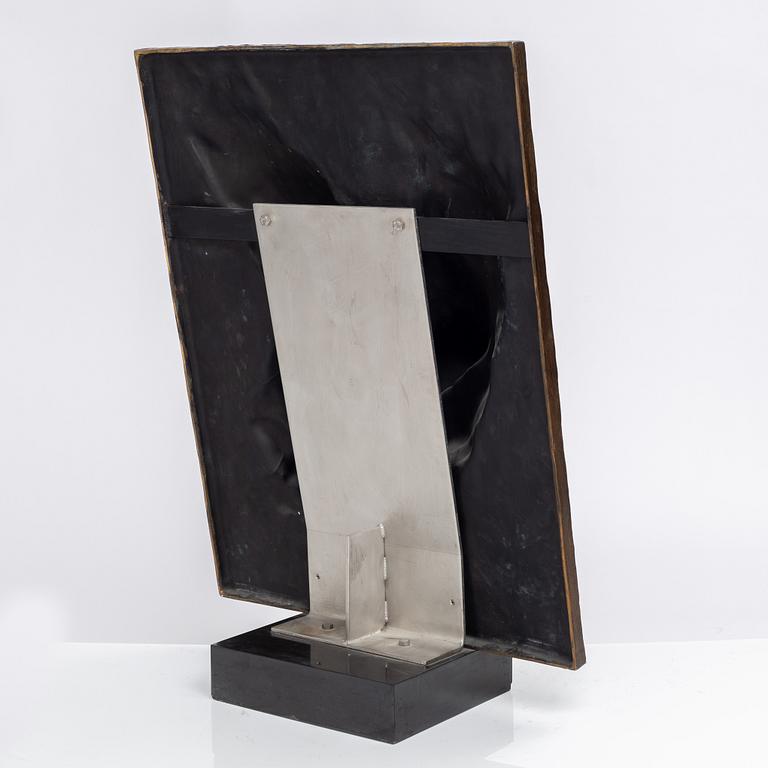 Gudmar Olovson, relief/sculpture. Signed. Numbered. Foundry mark. Bronze, total height 80 cm, length 58.5 cm.