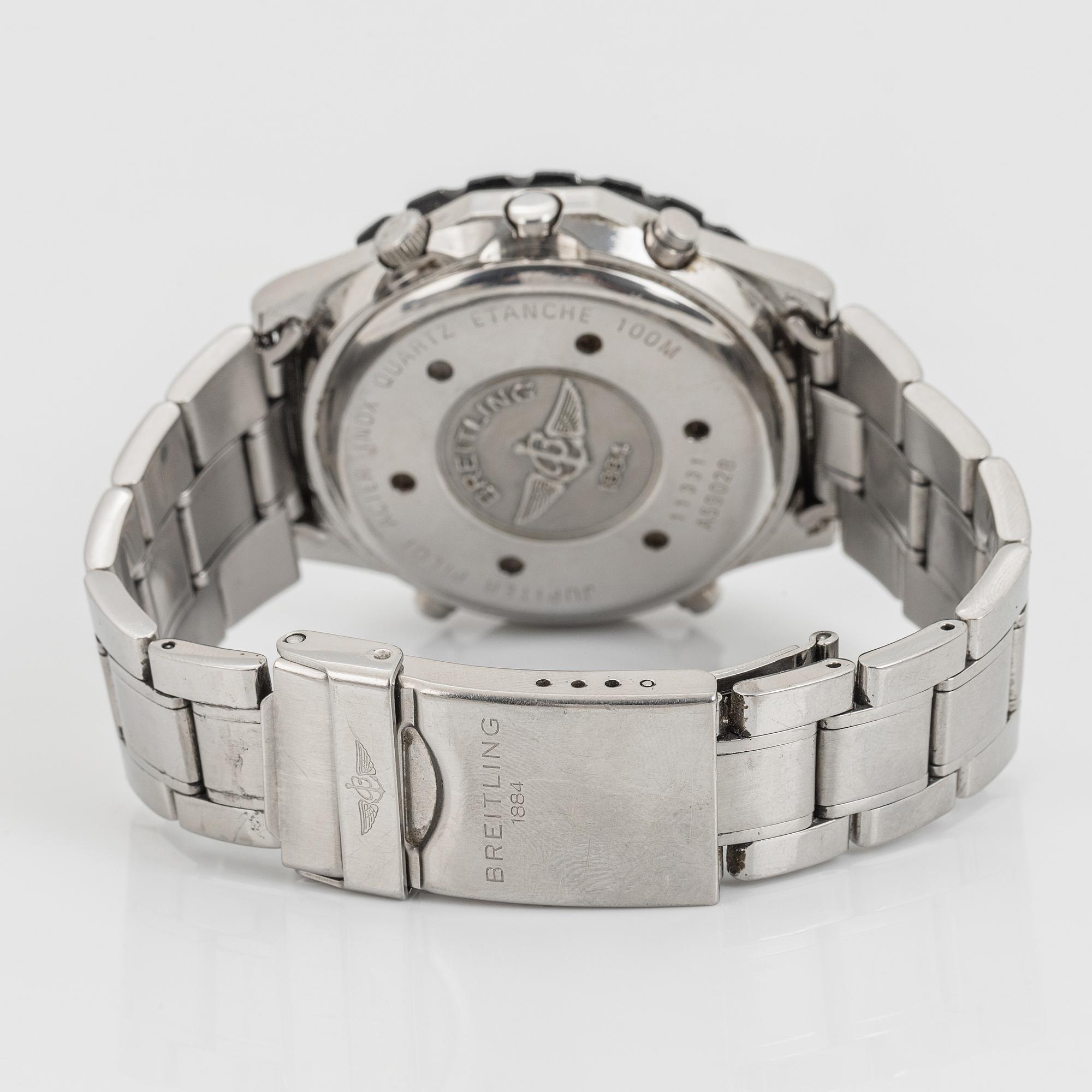Breitling, Jupiter Pilot, chronograph, wristwatch, 41,5 mm.