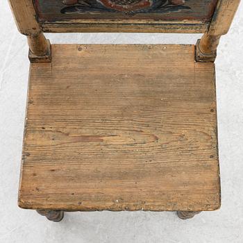 Stol, allmoge, Dalarna. 1780-tal.