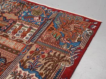 A carpet, Kashmar, ca 380 x 295 cm.