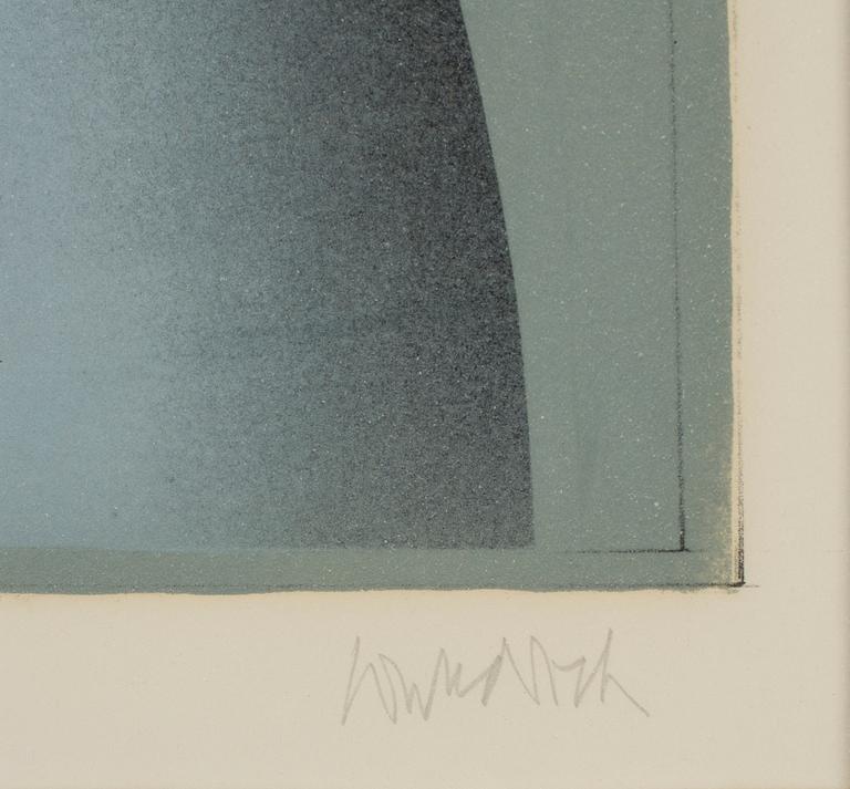 PAUL WUNDERLICH, färglitografi, signerad, ea-upplaga.