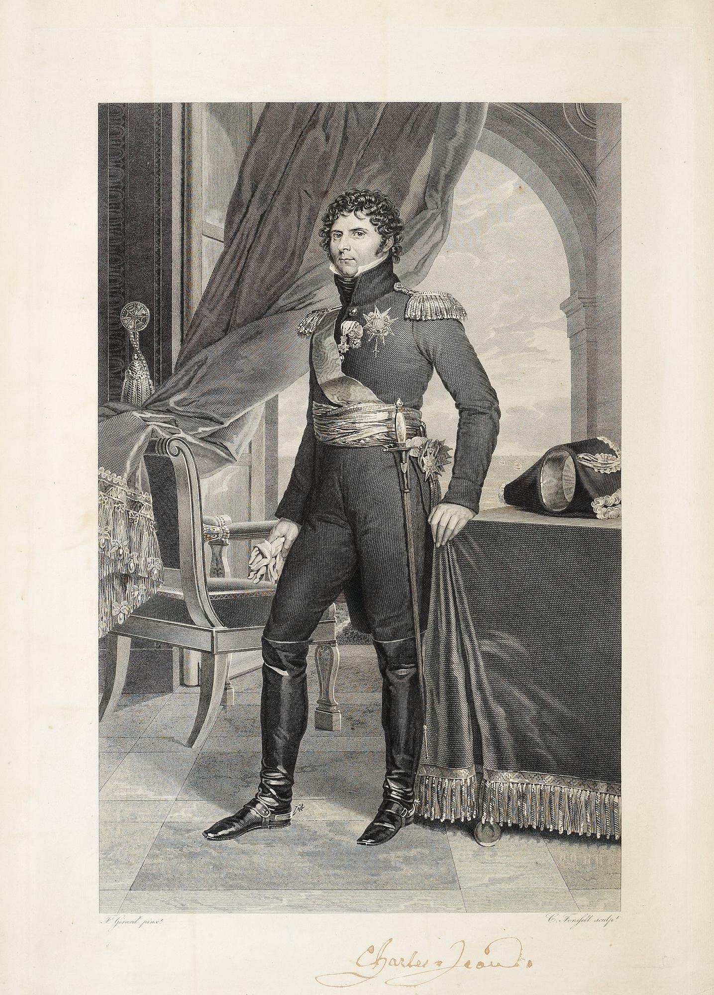 CHRISTIAN DIDRIK FORSSELL, kopparstick, 1822, Axel Fredrik Spong, Stockholm.