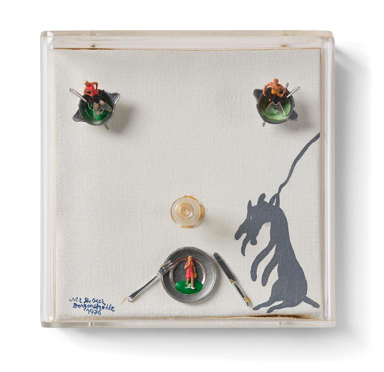 Marie-Louise Ekman, "En ung flicka som tittar".