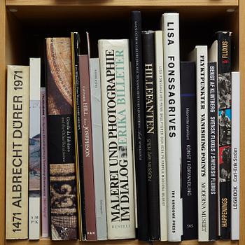 Björn Springfeldt's art library.