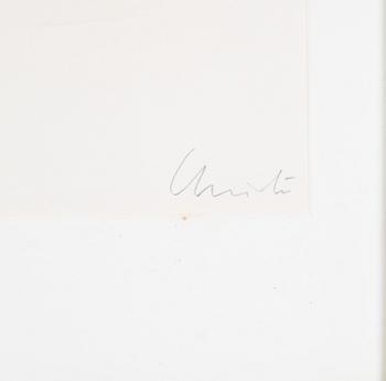 Christo Vladimirov Javacheff (Christo), färgserigrafi, signerad och numrerad 29/50.
