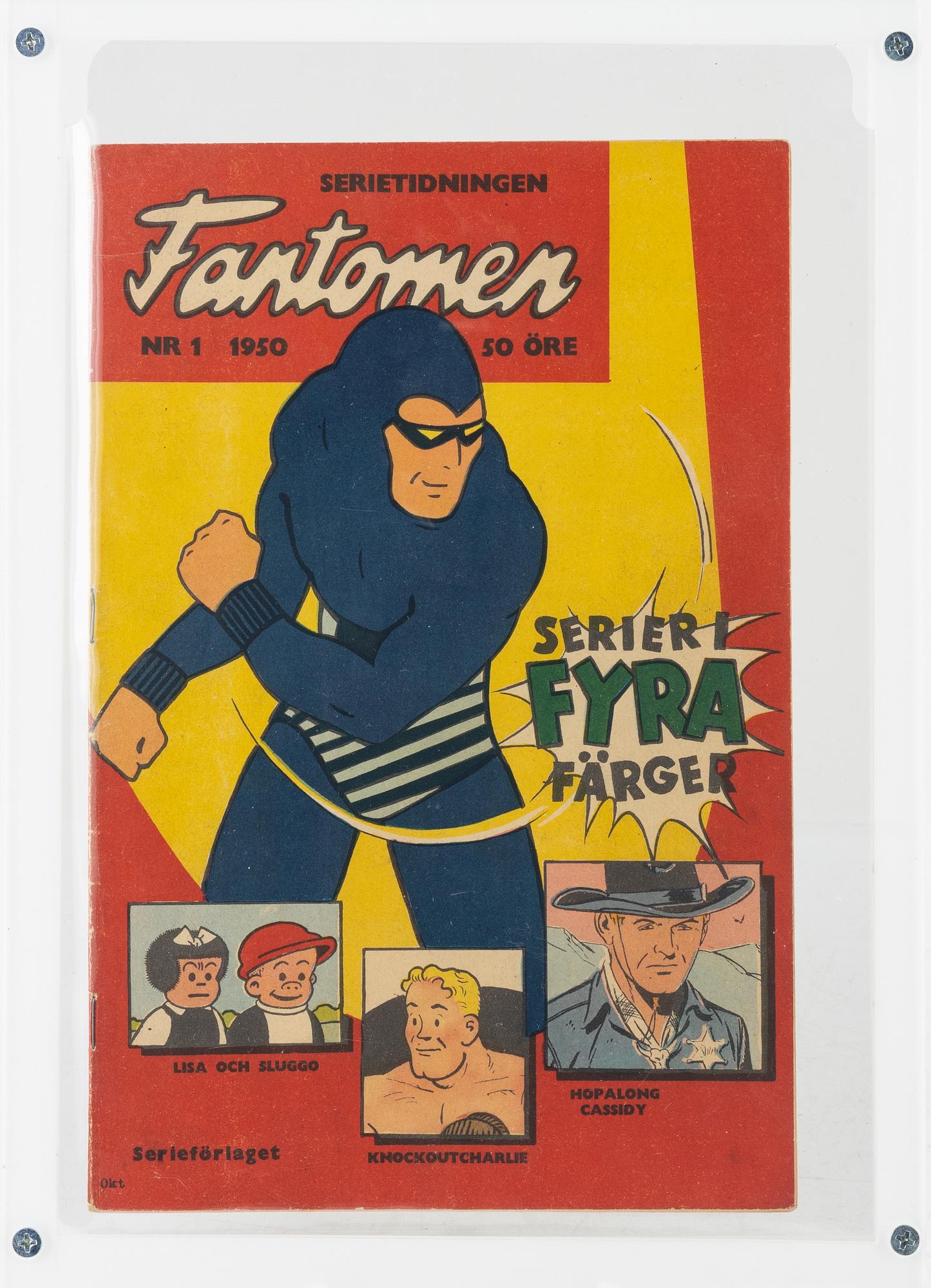 Comic book, "Fantomen", Issue 1, 1950.