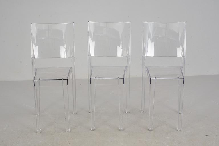 STOLAR, 3 st, "La Marie" Philippe Starck, Kartell, Italien, 2000-tal.