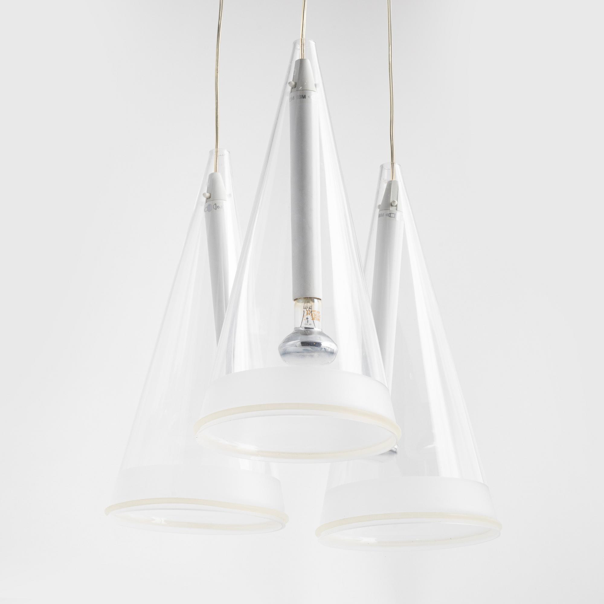Achille Castiglioni, a 'Fucsia 3' ceiling lamp for Flos.