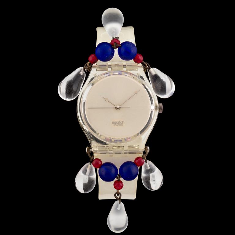 SWATCH, Christmas Special 1992, Chandelier, wristwatch, 34 mm,