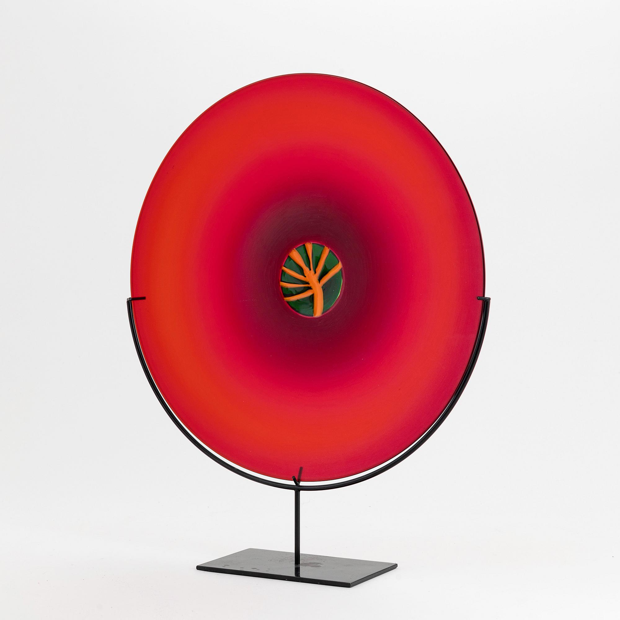 Laura Diaz de Santillana, fat, glas, "Quattro Stagioni", Venini, Murano, Italien, 1997.