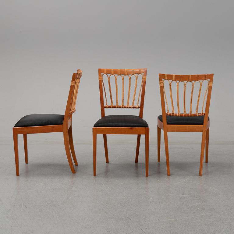 Josef Frank, stolar 6 st, modell 1165, Firma Svenskt Tenn.