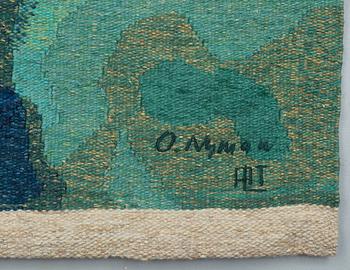 Olle Nyman, TAPESTRY. "Flora". Tapestry weave (gobelängteknik). 271 x 204 cm. Signed O. Nyman ALT.