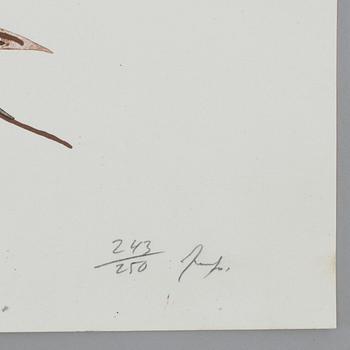 THOMAS OLSSON, färglitografi, signerad och numrerad 243/250.