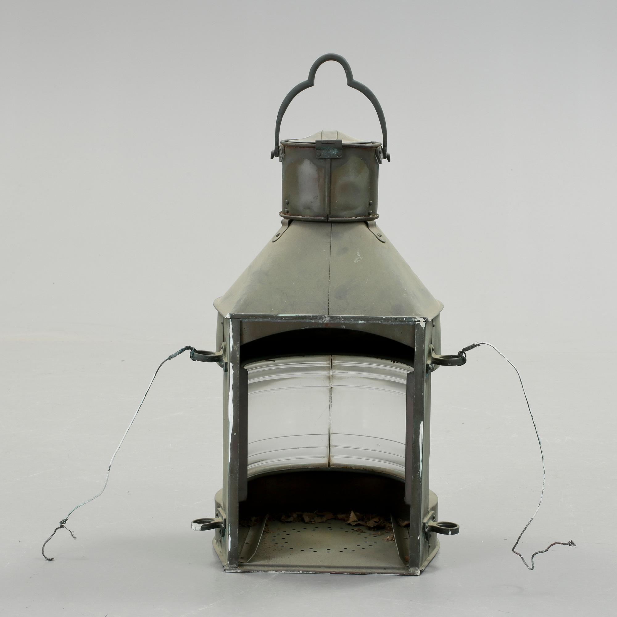 LANTERNA, koppar, "Masthead", 1900-talets första hälft.