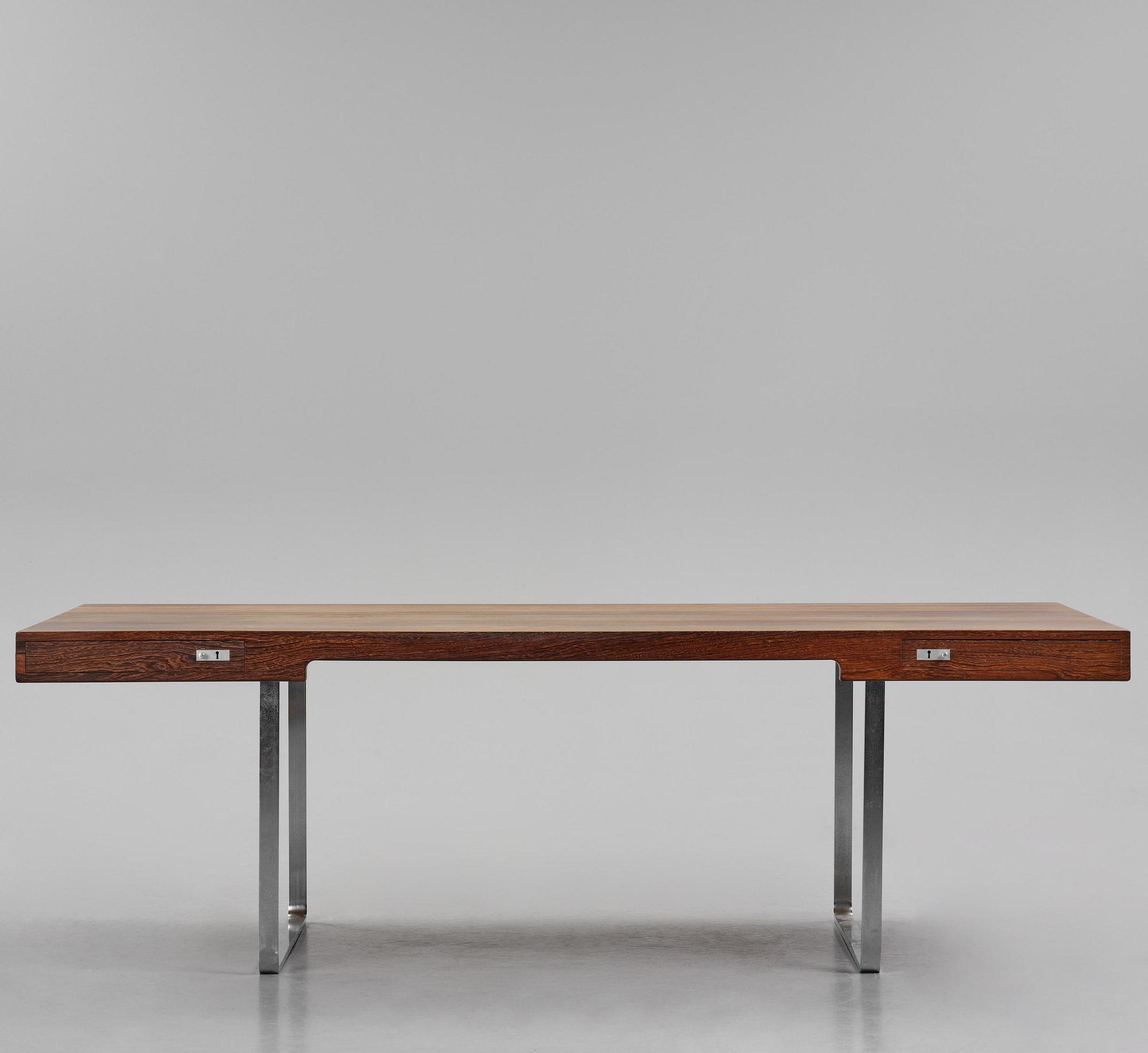 Hans J. Wegner, a "JH 810" desk, Johannes Hansen, Denmark, post 1970.