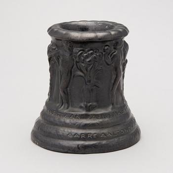 a plaster decoration bowl, signed Aarre Aaltonen 1923.