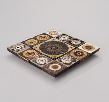 a ceramic wall relief, Arabia, Finland.