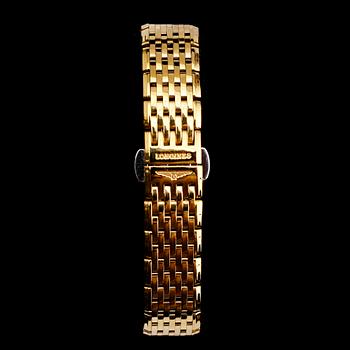 ARMBANDSUR, guld på stål, Longines.