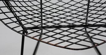 FÅTÖLJ, "Diamond chair", Harry Bertoia, 1900-talets tredje kvartal.