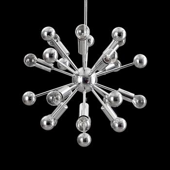 TAKLAMPA, "Sputnik", 1970-tal. Höjd 88 cm.