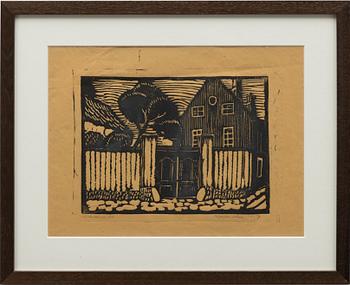 Wilhelm Kåge, Four linoleum cuts.
