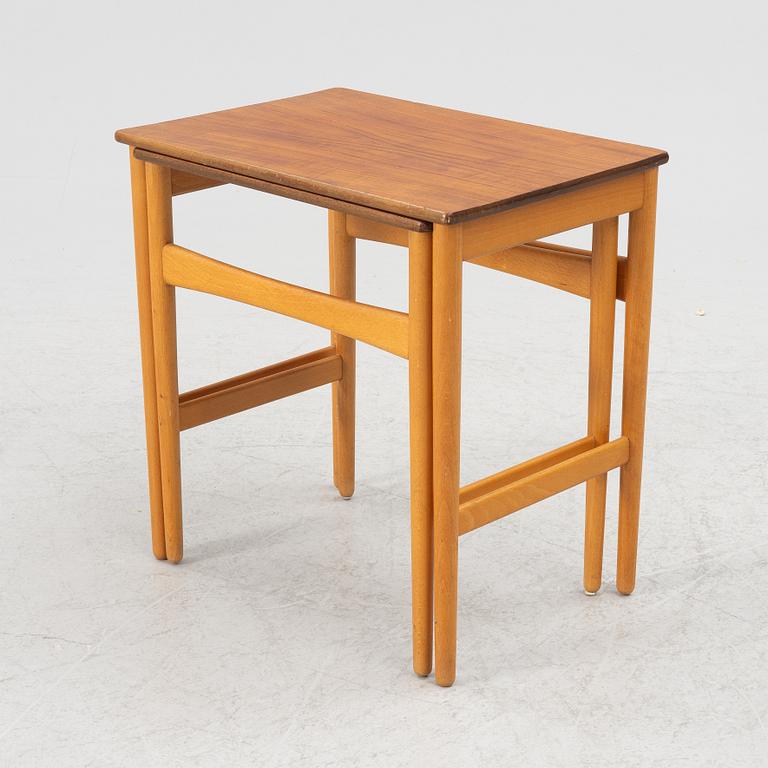 Hans J. Wegner, satsbord, 2 delar, Andreas Tuck, Danmark, 1960-tal.