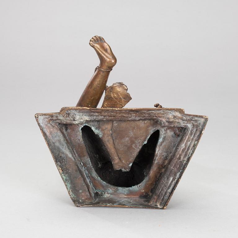 SKULPTUR, mässing, Nepal 1900-talets slut.