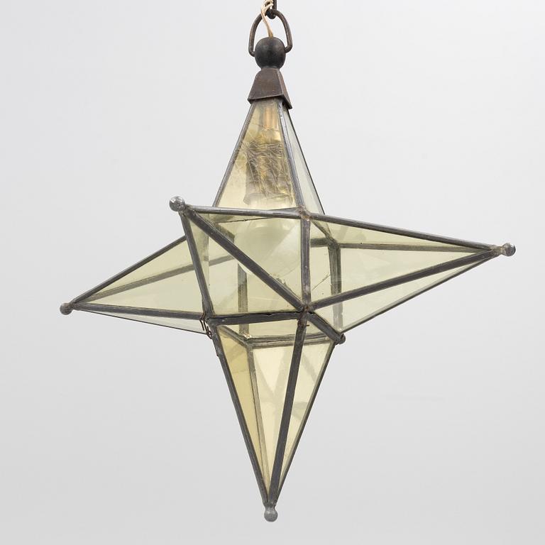 Harald Notini, taklampa, modell ”6202”, Arvid Böhlmarks Lampfabrik, Stockholm, 1920-30-tal.