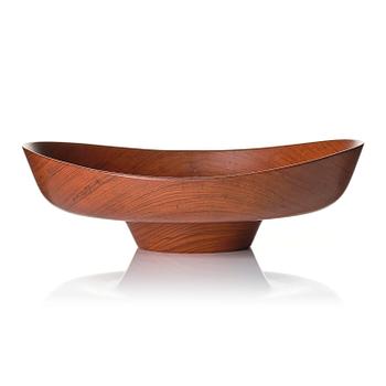 346. Finn Juhl, a teak bowl, Kay Bojesen, Denmark.