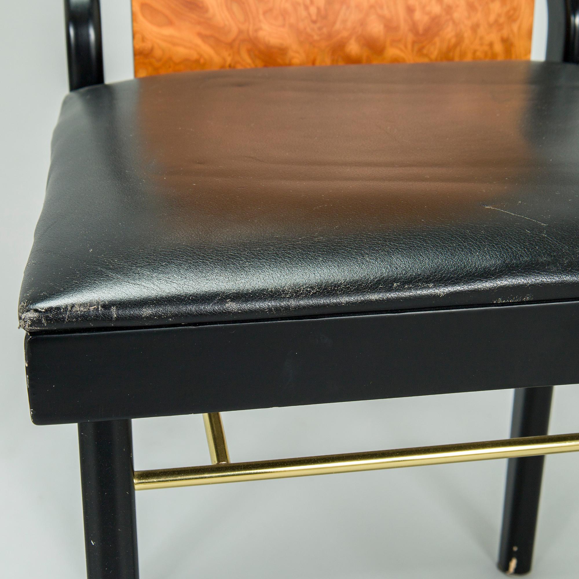 Pierre Cardin, A set of eight chairs marked Pierre Cardin, France. 1980s.