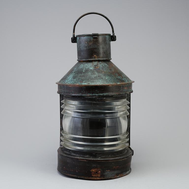 A first half of the 20th century copper lantern.